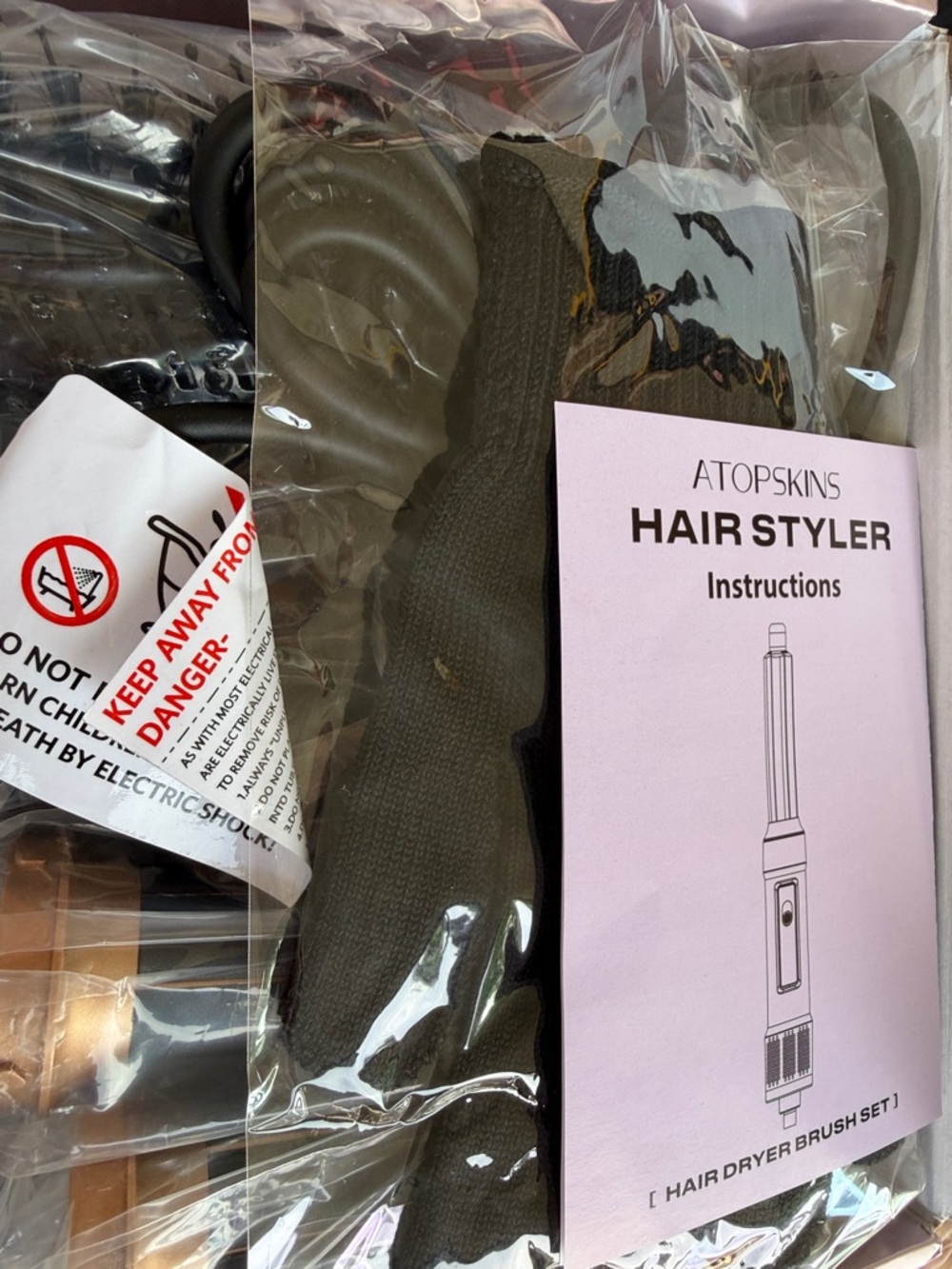 6-in-1 Hair Styler in Black & Rose Gold - Picture 9 of 13